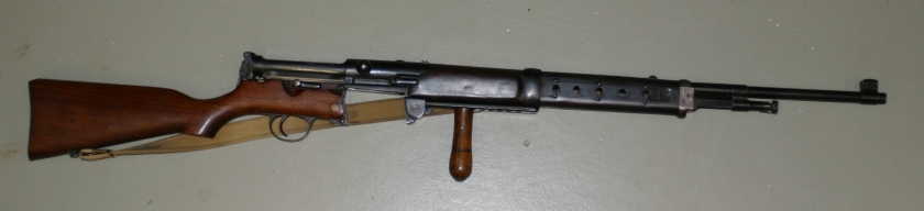 The Farquhar-Hill, an experimental British semi-automatic rifle.